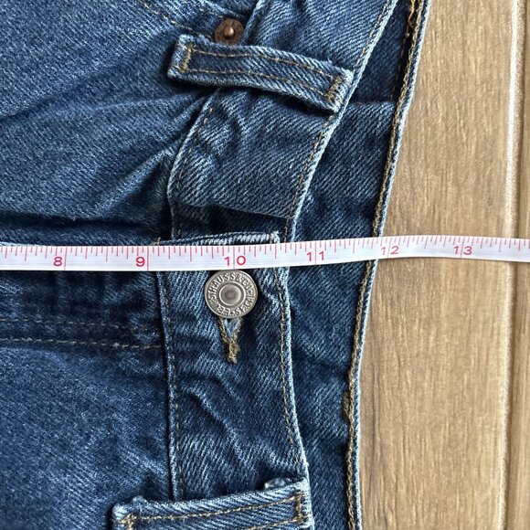 Vintage Levi's 577 Jeans Women's 12 Long Blue Denim Lower Rise Loose Fit Y2K - Picture 8 of 9